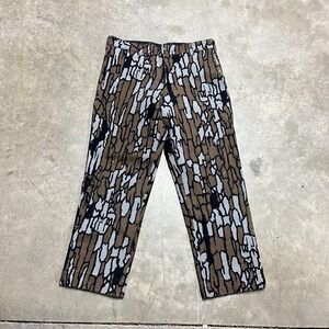 Cabela's Whitetail Gore-Tex Camo Pants Mens Medium Tree Bark Hunting Gear USA 32